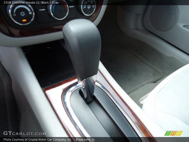 Black / Gray 2008 Chevrolet Impala LS