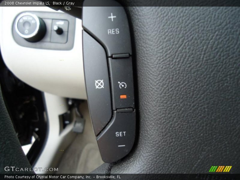 Black / Gray 2008 Chevrolet Impala LS