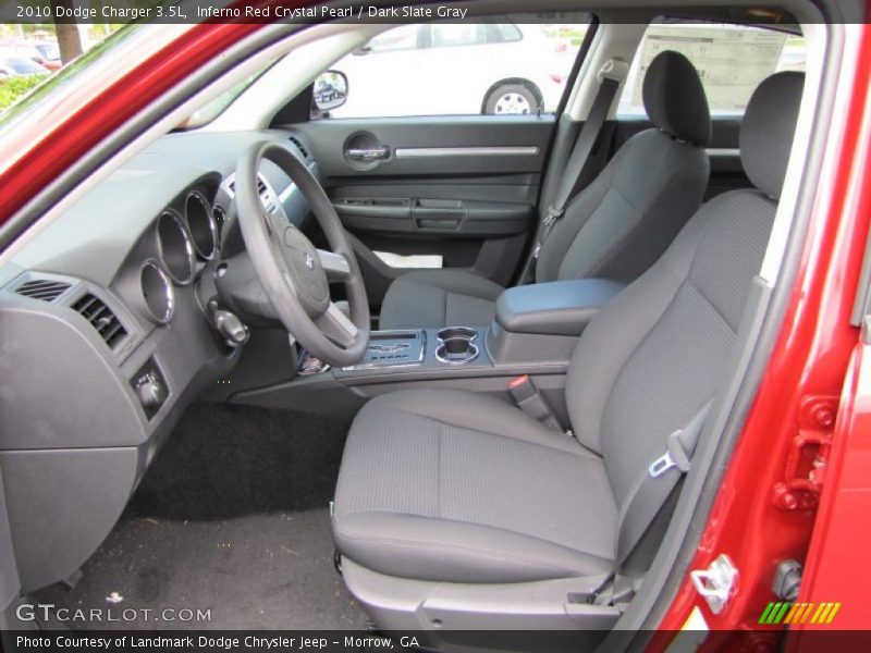 Inferno Red Crystal Pearl / Dark Slate Gray 2010 Dodge Charger 3.5L