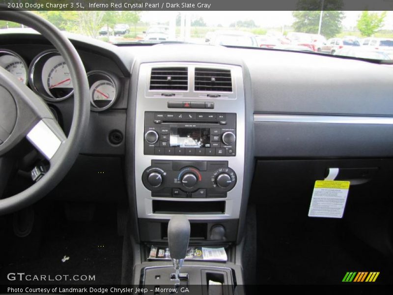 Inferno Red Crystal Pearl / Dark Slate Gray 2010 Dodge Charger 3.5L