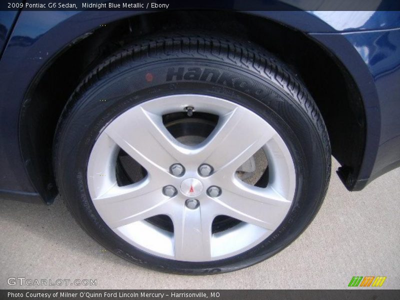 Midnight Blue Metallic / Ebony 2009 Pontiac G6 Sedan