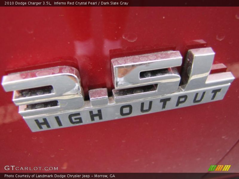 Inferno Red Crystal Pearl / Dark Slate Gray 2010 Dodge Charger 3.5L