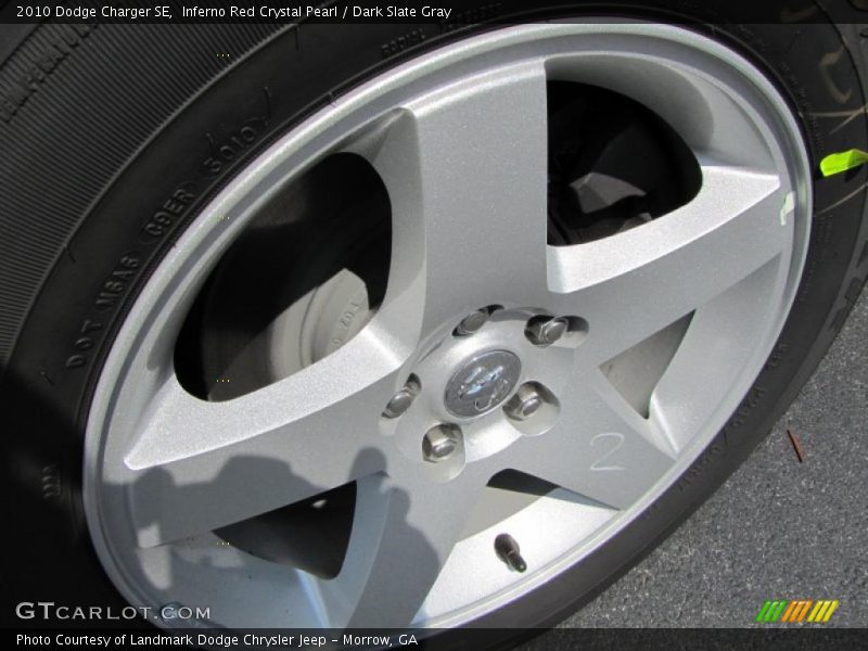 Inferno Red Crystal Pearl / Dark Slate Gray 2010 Dodge Charger SE