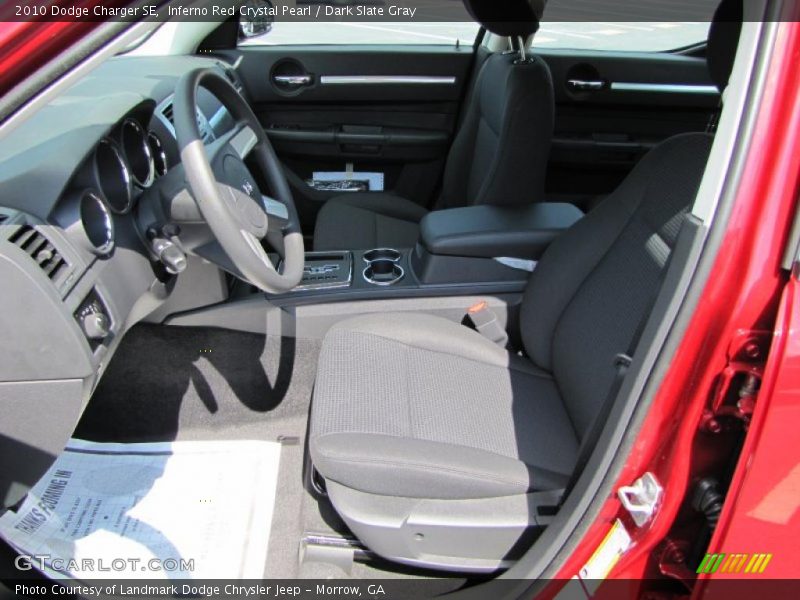 Inferno Red Crystal Pearl / Dark Slate Gray 2010 Dodge Charger SE