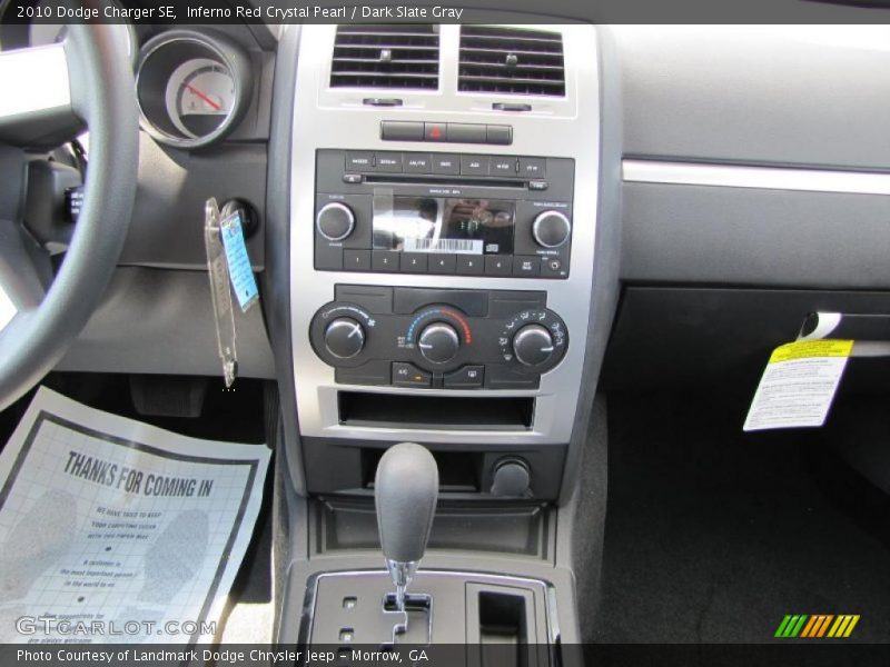 Inferno Red Crystal Pearl / Dark Slate Gray 2010 Dodge Charger SE