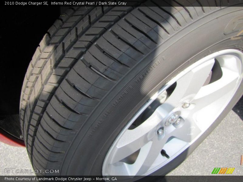 Inferno Red Crystal Pearl / Dark Slate Gray 2010 Dodge Charger SE