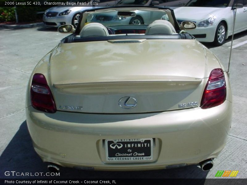 Chardonnay Beige Pearl / Ecru 2006 Lexus SC 430