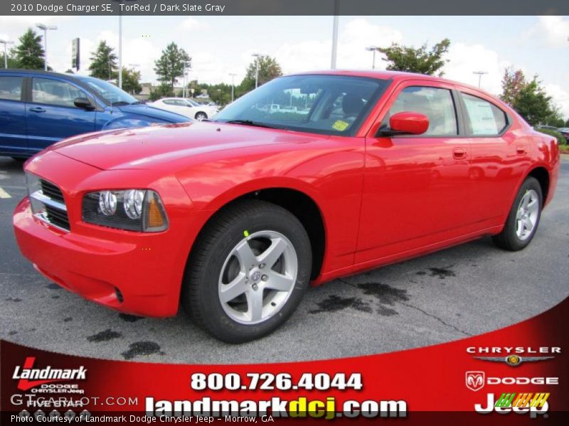 TorRed / Dark Slate Gray 2010 Dodge Charger SE