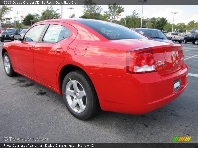 TorRed / Dark Slate Gray 2010 Dodge Charger SE