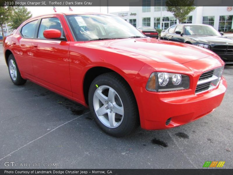 TorRed / Dark Slate Gray 2010 Dodge Charger SE