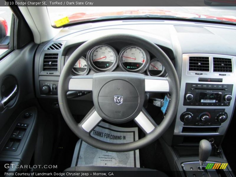 TorRed / Dark Slate Gray 2010 Dodge Charger SE