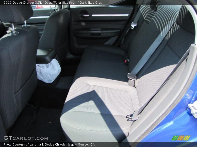 Deep Water Blue Pearl / Dark Slate Gray 2010 Dodge Charger 3.5L