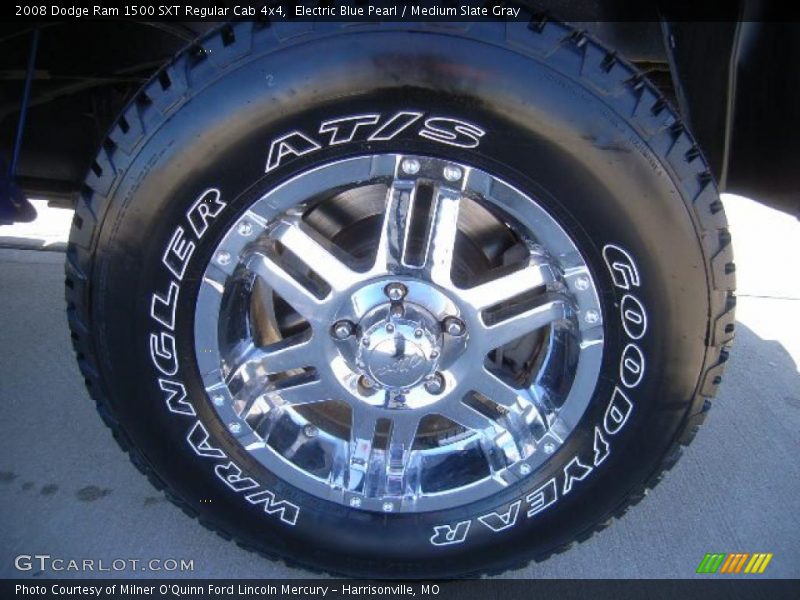 Electric Blue Pearl / Medium Slate Gray 2008 Dodge Ram 1500 SXT Regular Cab 4x4