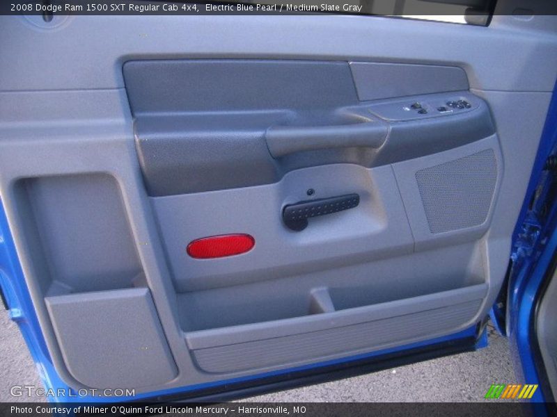 Electric Blue Pearl / Medium Slate Gray 2008 Dodge Ram 1500 SXT Regular Cab 4x4