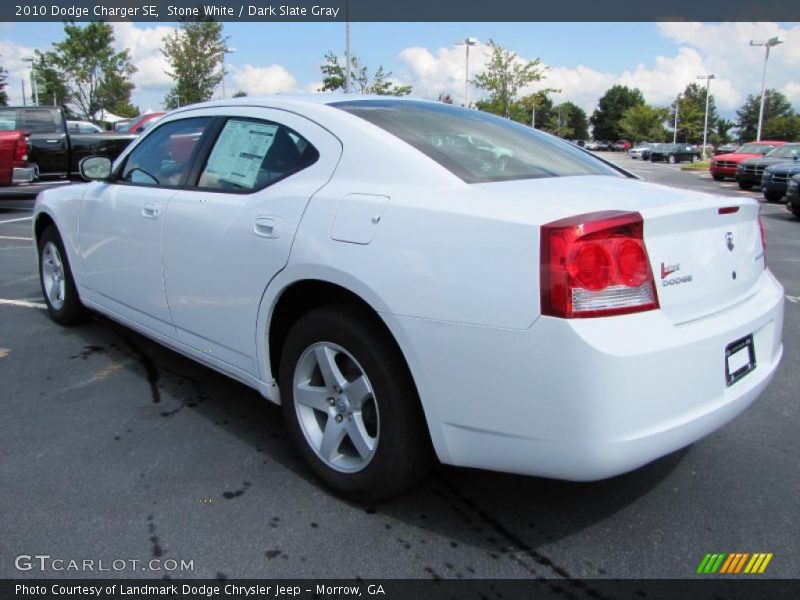 Stone White / Dark Slate Gray 2010 Dodge Charger SE