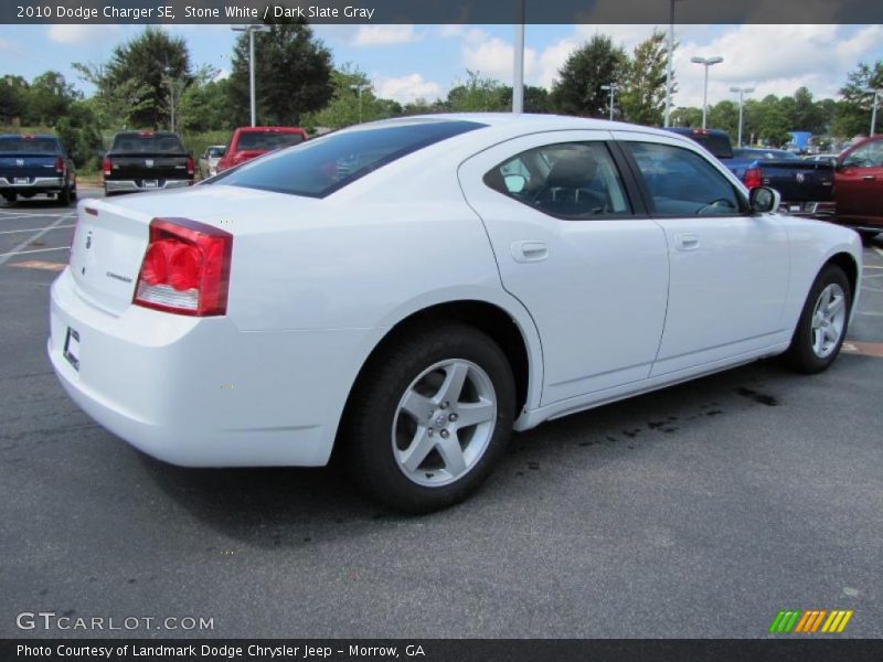 Stone White / Dark Slate Gray 2010 Dodge Charger SE