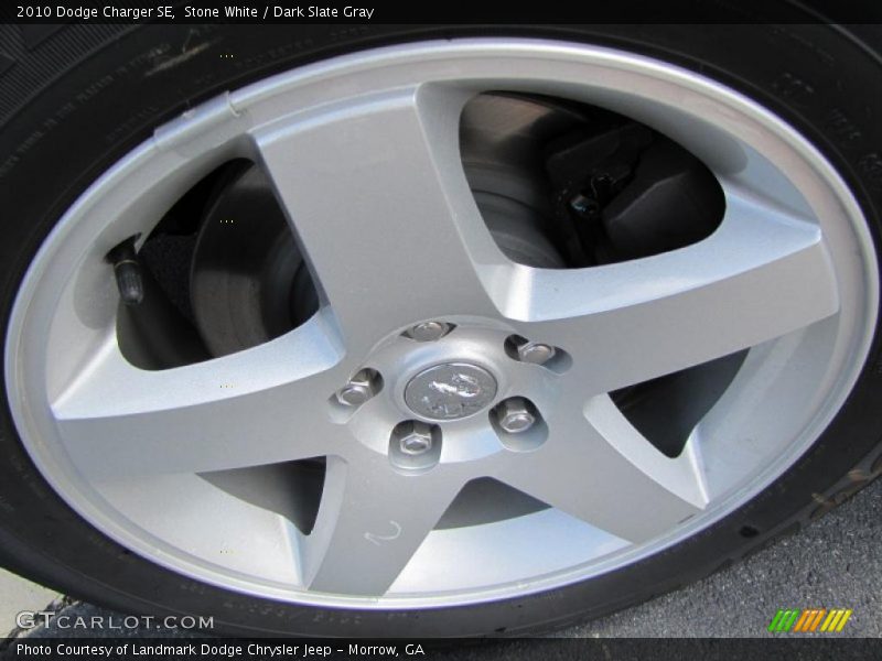 Stone White / Dark Slate Gray 2010 Dodge Charger SE