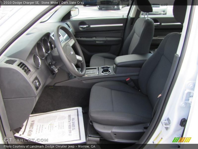 Stone White / Dark Slate Gray 2010 Dodge Charger SE
