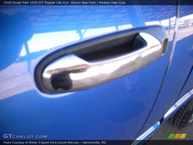 Electric Blue Pearl / Medium Slate Gray 2008 Dodge Ram 1500 SXT Regular Cab 4x4