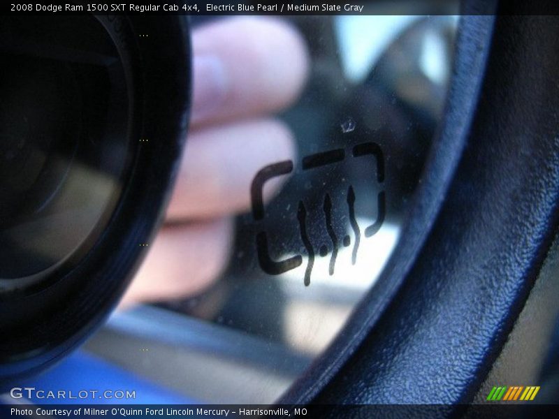 Electric Blue Pearl / Medium Slate Gray 2008 Dodge Ram 1500 SXT Regular Cab 4x4