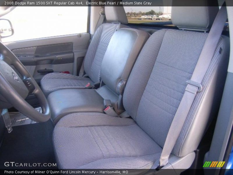 Electric Blue Pearl / Medium Slate Gray 2008 Dodge Ram 1500 SXT Regular Cab 4x4