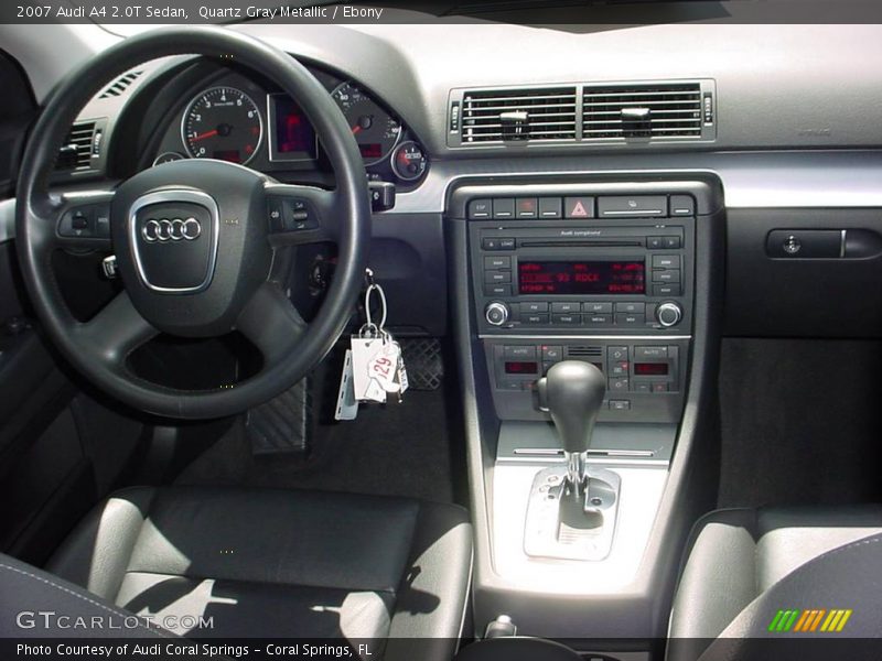 Quartz Gray Metallic / Ebony 2007 Audi A4 2.0T Sedan