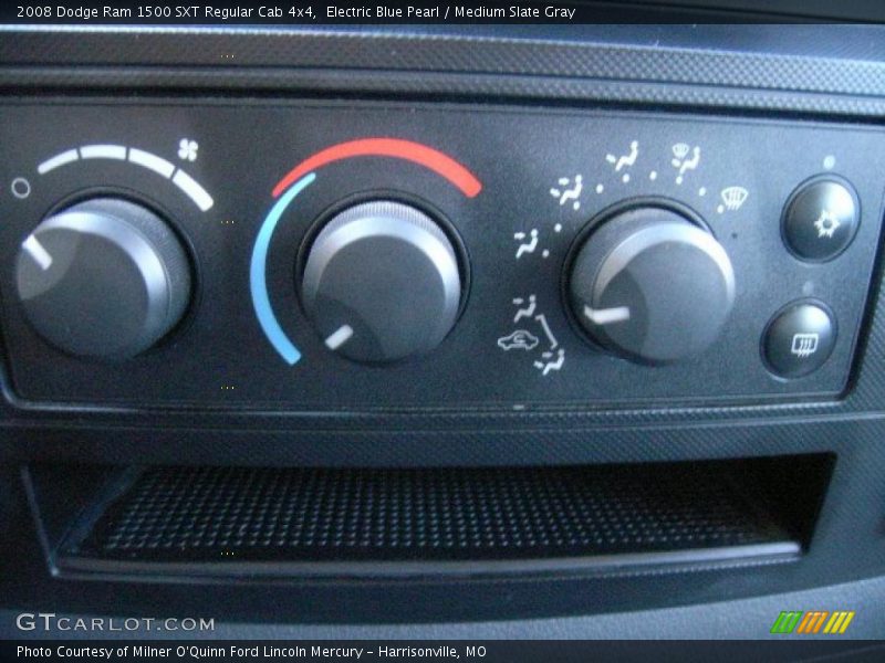 Electric Blue Pearl / Medium Slate Gray 2008 Dodge Ram 1500 SXT Regular Cab 4x4