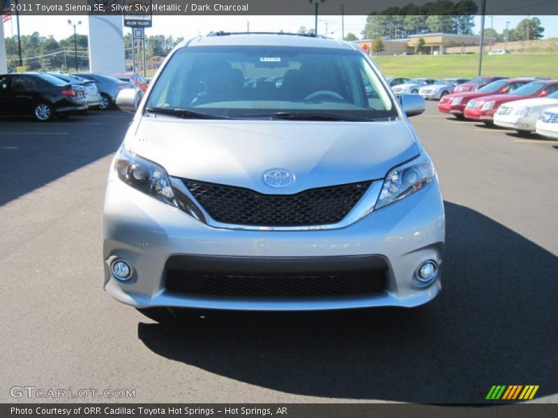 Silver Sky Metallic / Dark Charcoal 2011 Toyota Sienna SE