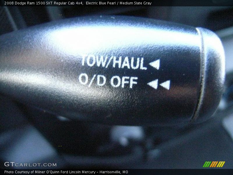 Electric Blue Pearl / Medium Slate Gray 2008 Dodge Ram 1500 SXT Regular Cab 4x4