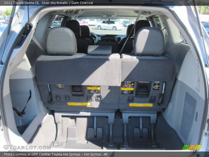 Silver Sky Metallic / Dark Charcoal 2011 Toyota Sienna SE