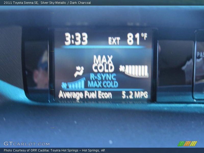 Silver Sky Metallic / Dark Charcoal 2011 Toyota Sienna SE