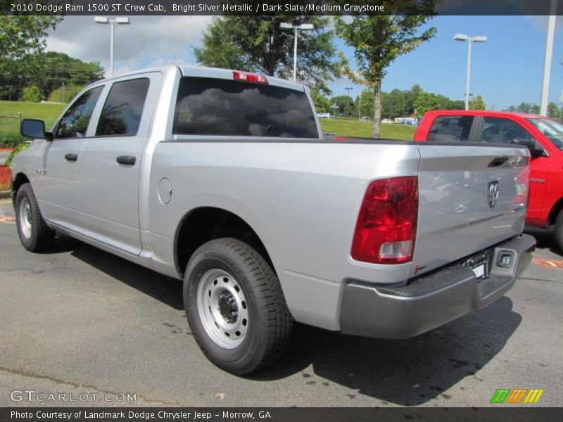 Bright Silver Metallic / Dark Slate/Medium Graystone 2010 Dodge Ram 1500 ST Crew Cab