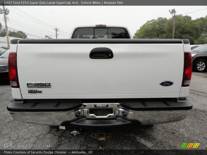 Oxford White / Medium Flint 2007 Ford F350 Super Duty Lariat SuperCab 4x4