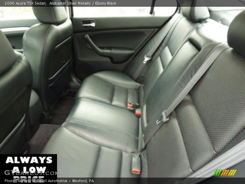 Alabaster Silver Metallic / Ebony Black 2006 Acura TSX Sedan