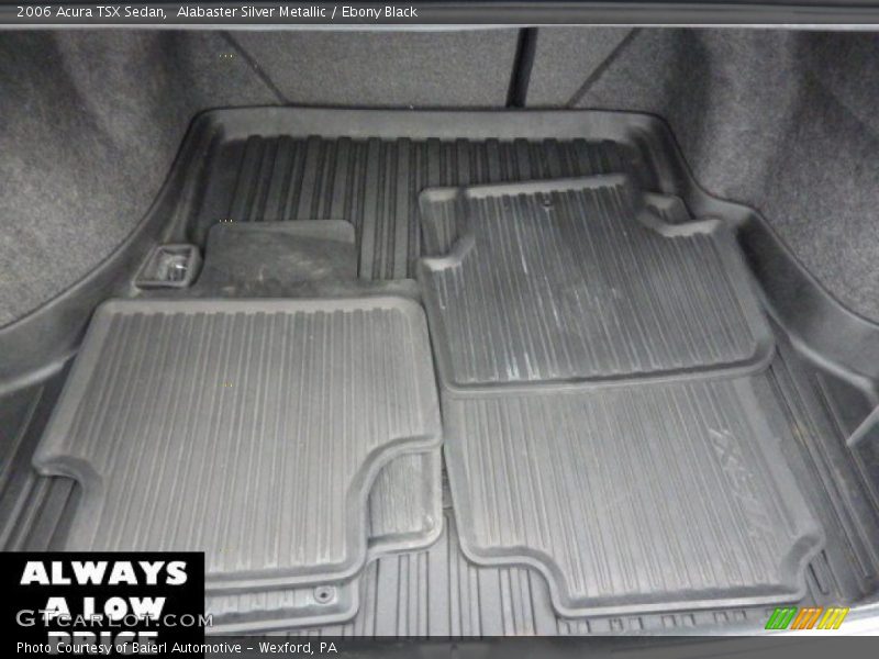 Alabaster Silver Metallic / Ebony Black 2006 Acura TSX Sedan