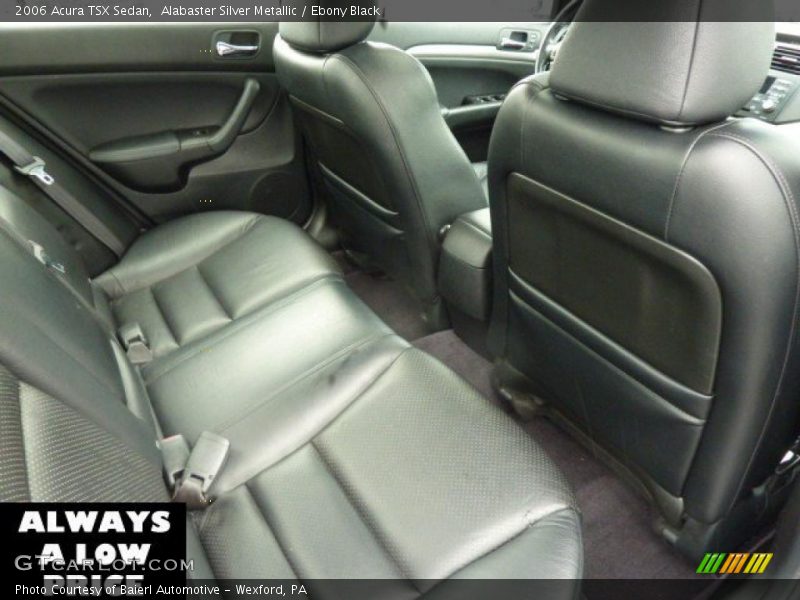 Alabaster Silver Metallic / Ebony Black 2006 Acura TSX Sedan