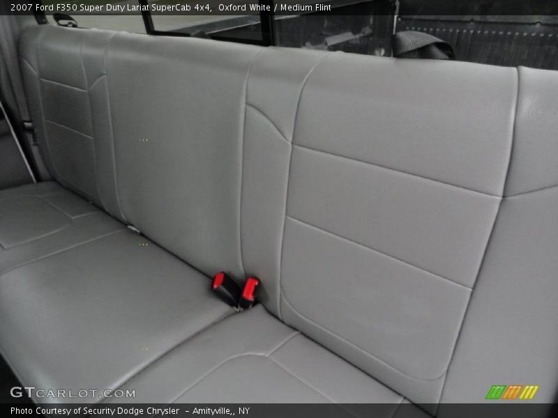 Oxford White / Medium Flint 2007 Ford F350 Super Duty Lariat SuperCab 4x4