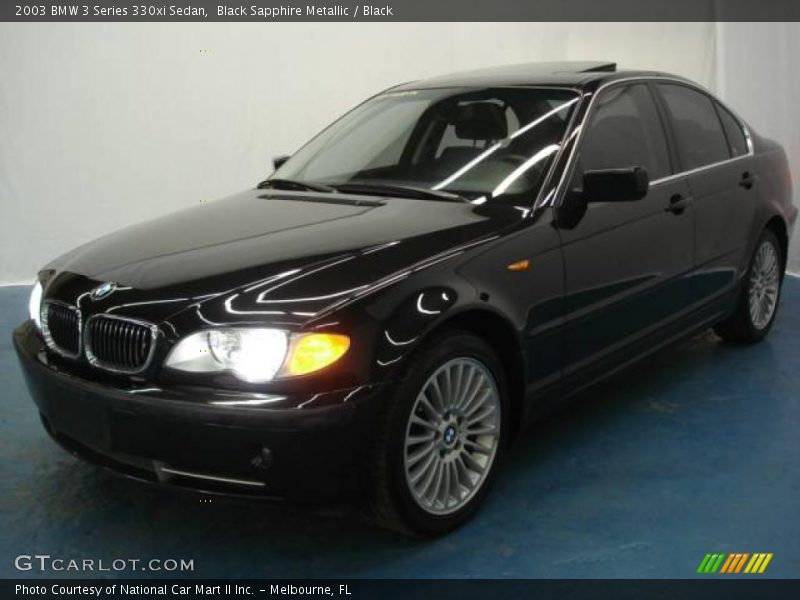 Black Sapphire Metallic / Black 2003 BMW 3 Series 330xi Sedan