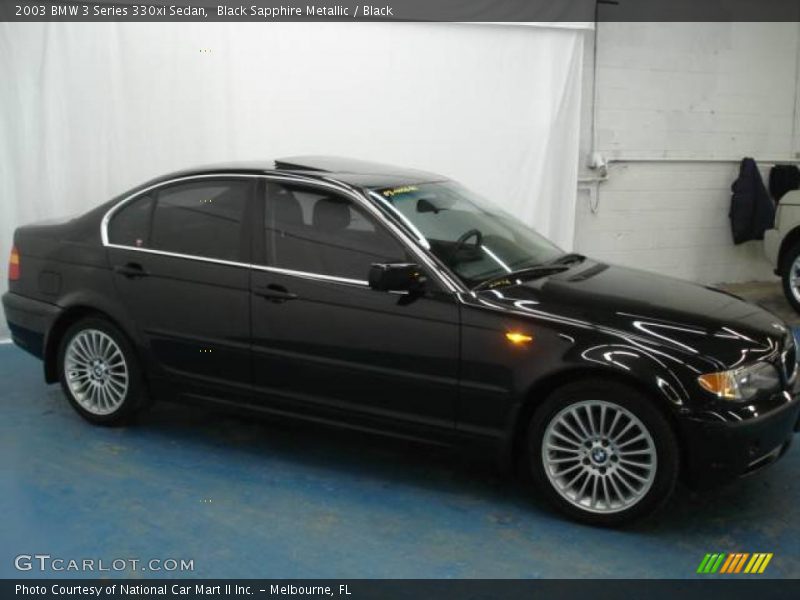 Black Sapphire Metallic / Black 2003 BMW 3 Series 330xi Sedan
