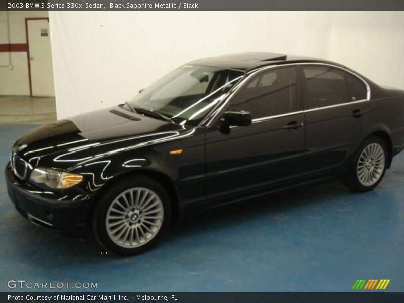 Black Sapphire Metallic / Black 2003 BMW 3 Series 330xi Sedan