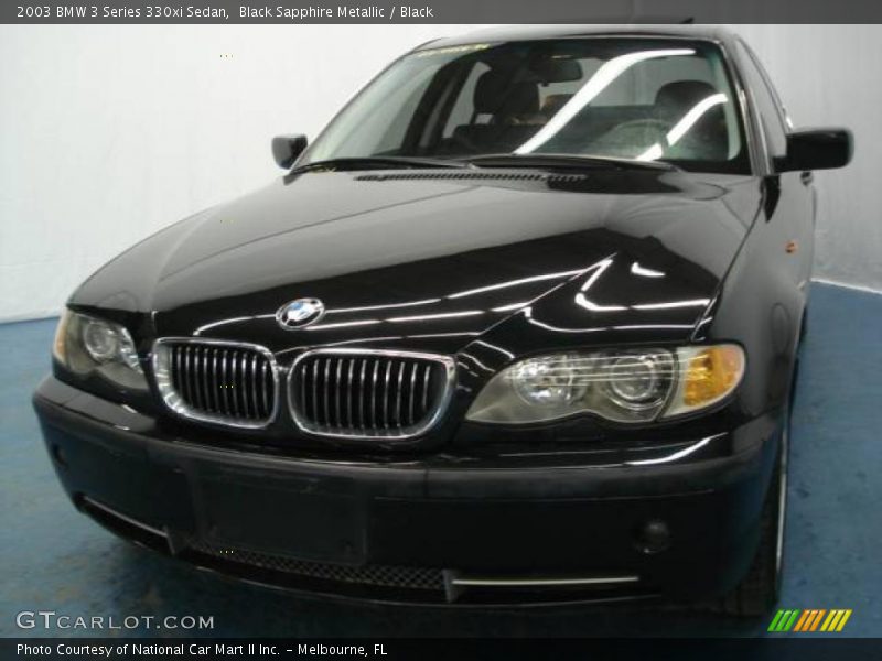 Black Sapphire Metallic / Black 2003 BMW 3 Series 330xi Sedan