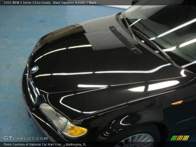 Black Sapphire Metallic / Black 2003 BMW 3 Series 330xi Sedan