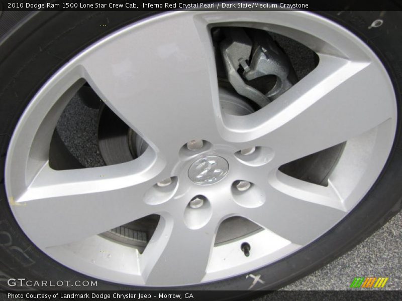Inferno Red Crystal Pearl / Dark Slate/Medium Graystone 2010 Dodge Ram 1500 Lone Star Crew Cab