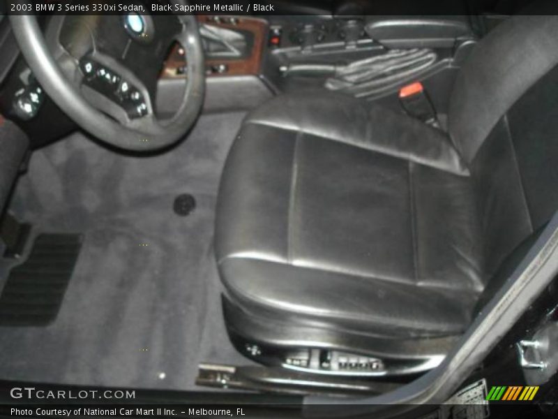 Black Sapphire Metallic / Black 2003 BMW 3 Series 330xi Sedan