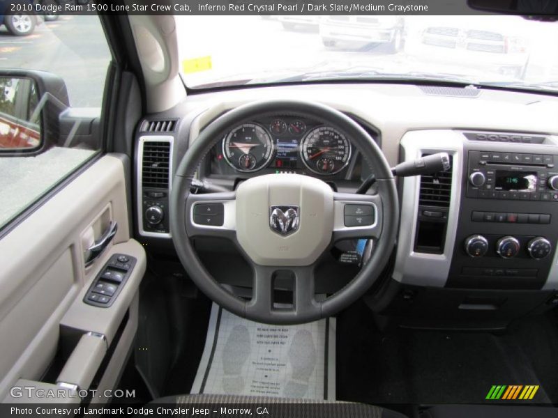 Inferno Red Crystal Pearl / Dark Slate/Medium Graystone 2010 Dodge Ram 1500 Lone Star Crew Cab