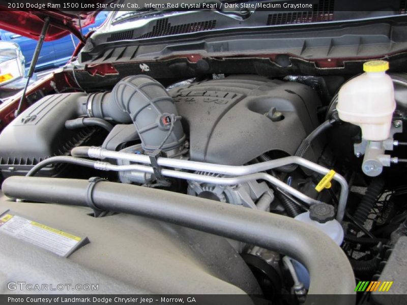 Inferno Red Crystal Pearl / Dark Slate/Medium Graystone 2010 Dodge Ram 1500 Lone Star Crew Cab