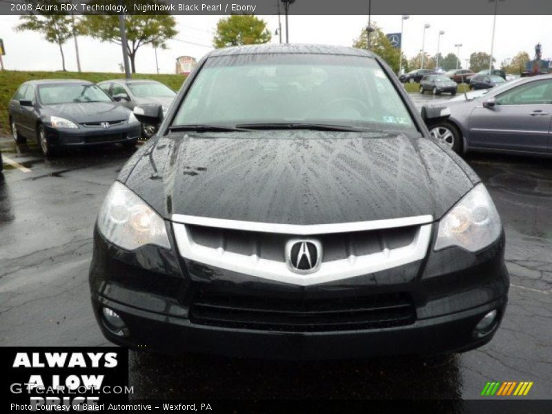 Nighthawk Black Pearl / Ebony 2008 Acura RDX Technology