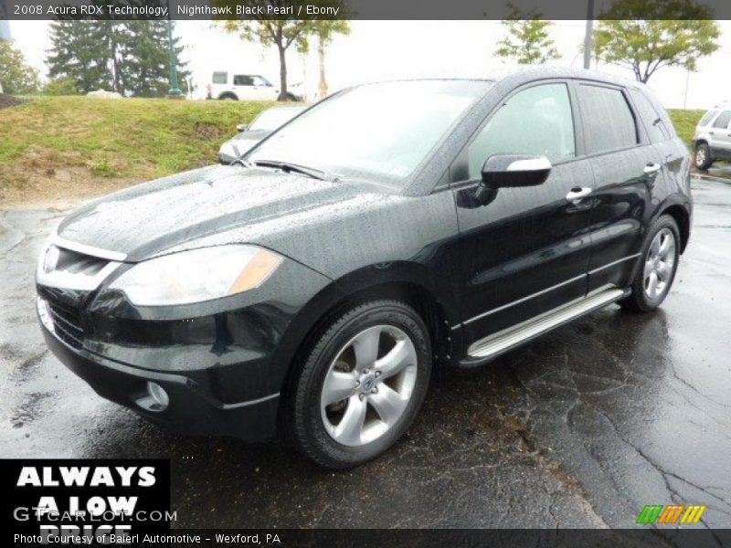 Nighthawk Black Pearl / Ebony 2008 Acura RDX Technology