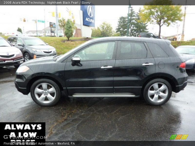 Nighthawk Black Pearl / Ebony 2008 Acura RDX Technology