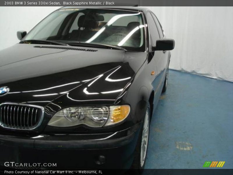 Black Sapphire Metallic / Black 2003 BMW 3 Series 330xi Sedan